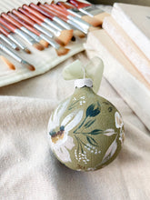 Load image into Gallery viewer, Hand Painted Glass Ornament (2)