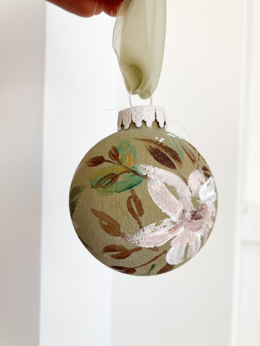 Hand Painted Glass Ornament (9)