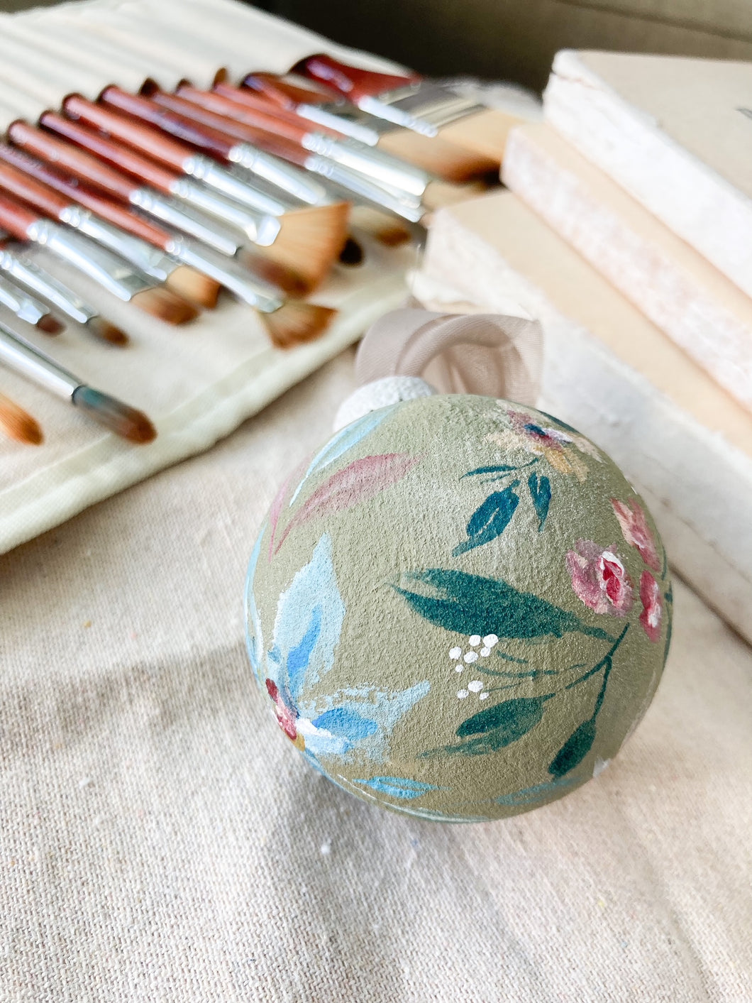 Hand Painted Glass Ornament (5)
