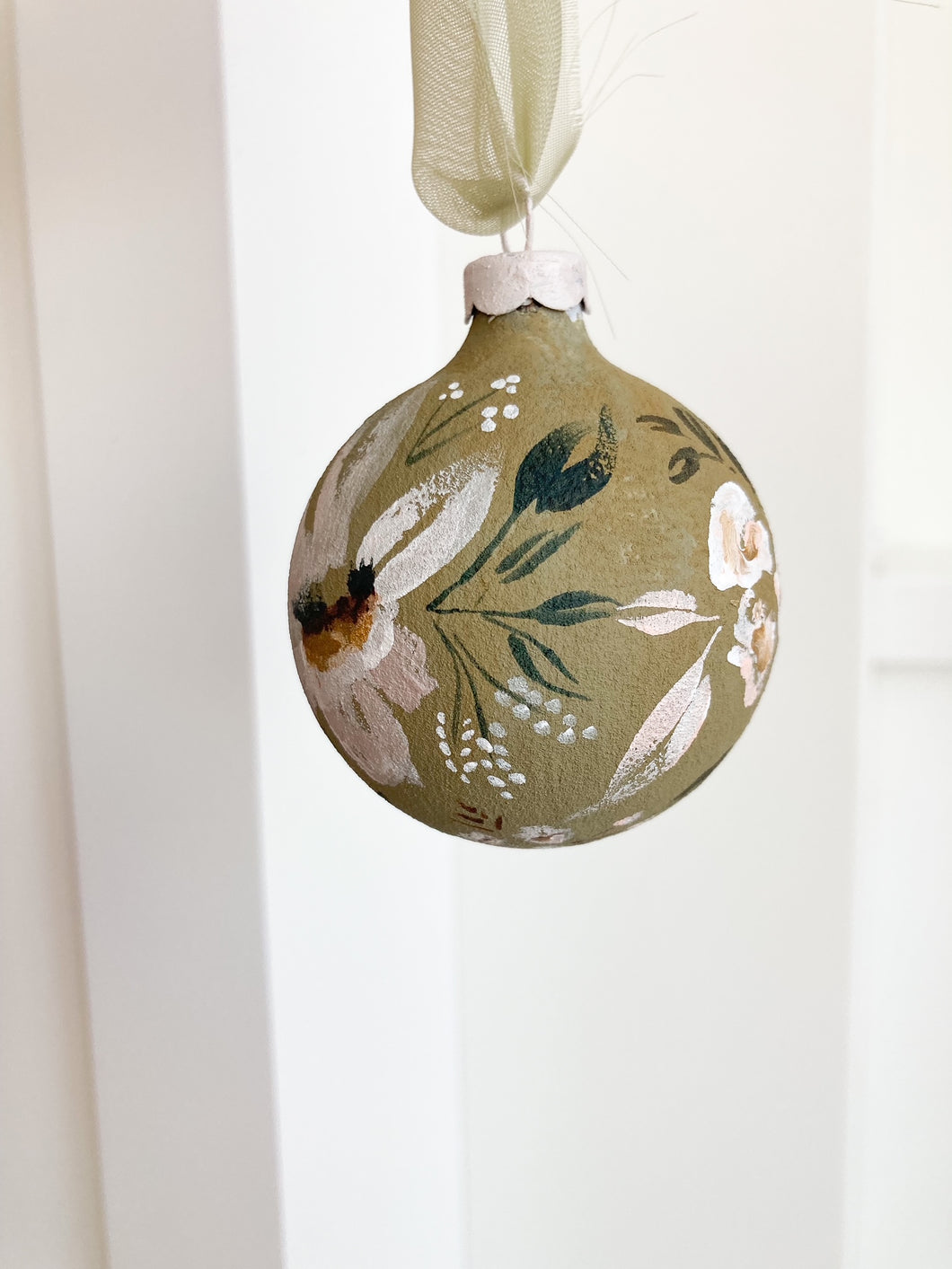 Hand Painted Glass Ornament (2)