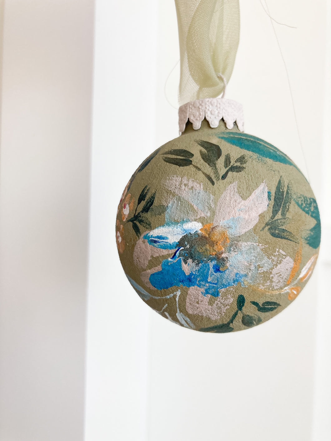 Hand Painted Glass Ornament (4)