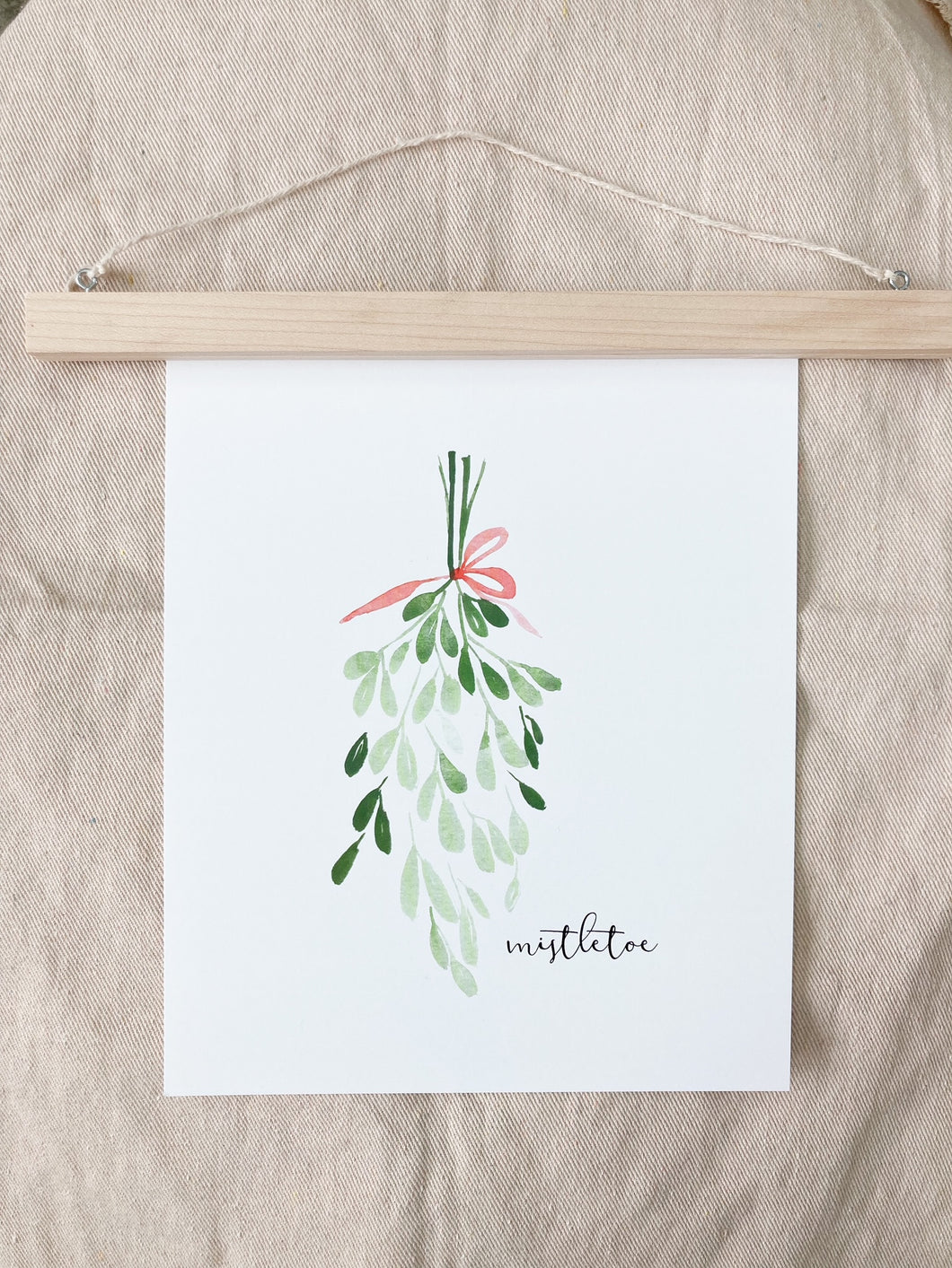 8x10 Mistletoe Print